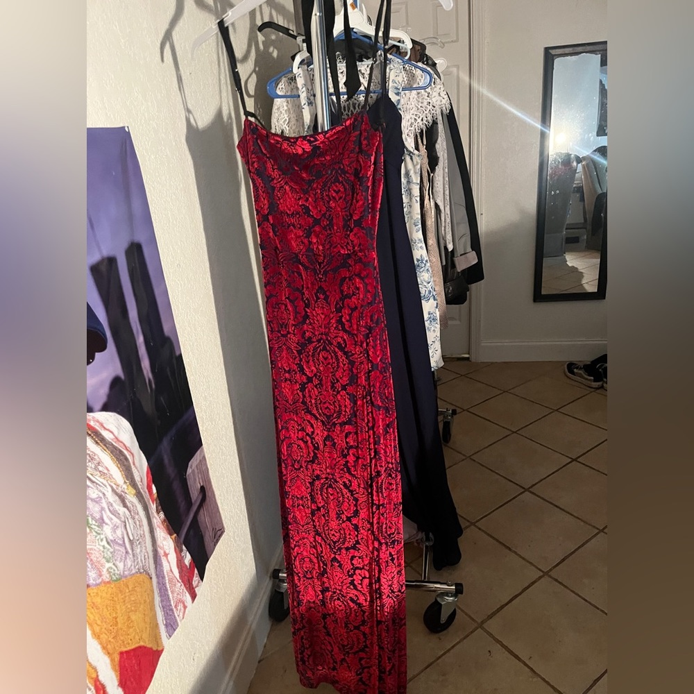 LUCY IN THE SKY MAXI SLIT DRESS